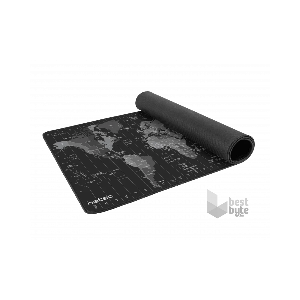Natec NPO-1119 MAXI Időzónás térkép 800X400mm egérpad