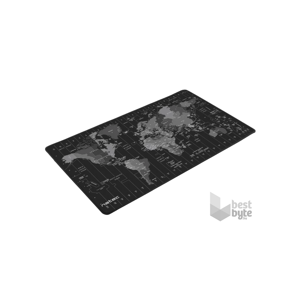 Natec NPO-1119 MAXI Időzónás térkép 800X400mm egérpad
