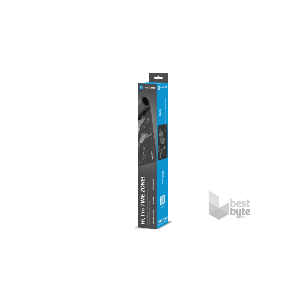 Natec NPO-1119 MAXI Időzónás térkép 800X400mm egérpad