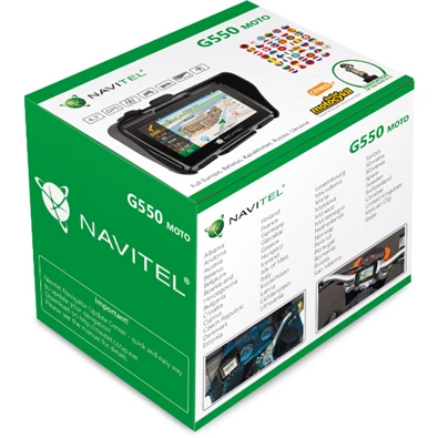 Navitel G550 Moto Full Europe LM 4.3" GPS motoros navigáció