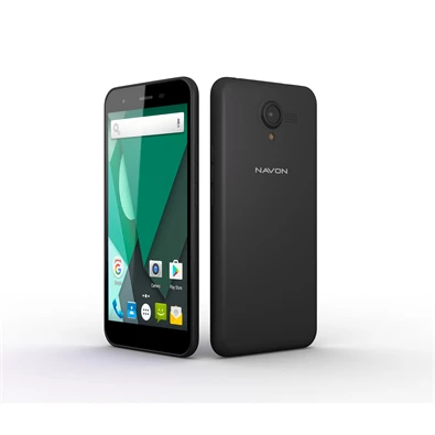 Navon Mizu D504 5" 3G 8GB Dual SIM fekete okostelefon