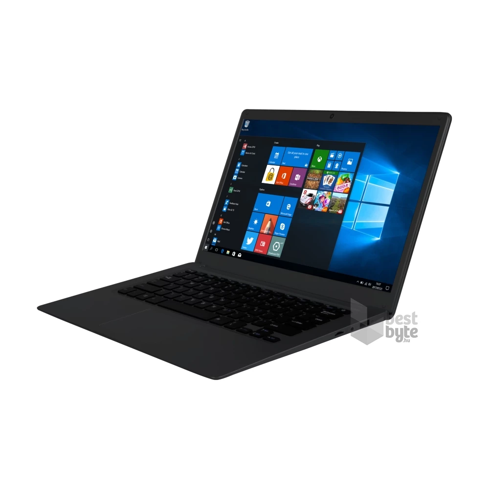 Navon Slim Book laptop (14"FHD/Intel Celeron N3350/Int. VGA/4GB RAM/64GB/Win10) - fekete