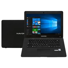 Navon Slim Book laptop (14" Intel Celeron N3350/Int. VGA/2GB RAM/32GB/Win10) - fekete