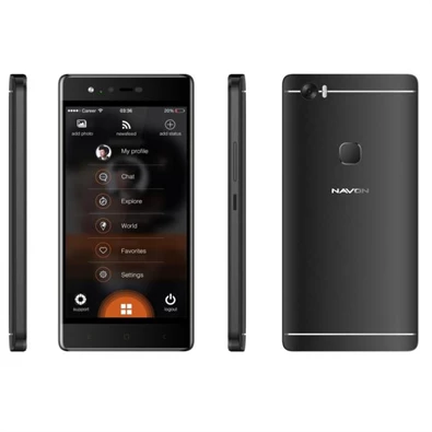 Navon Supreme Chief 1/8GB DualSIM kártyafüggetlen okostelefon - fekete (Android)
