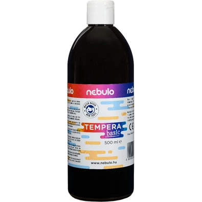 Nebulo 500ml-es fekete tempera festék