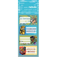 Nebulo Gamer 12 db füzetcímke