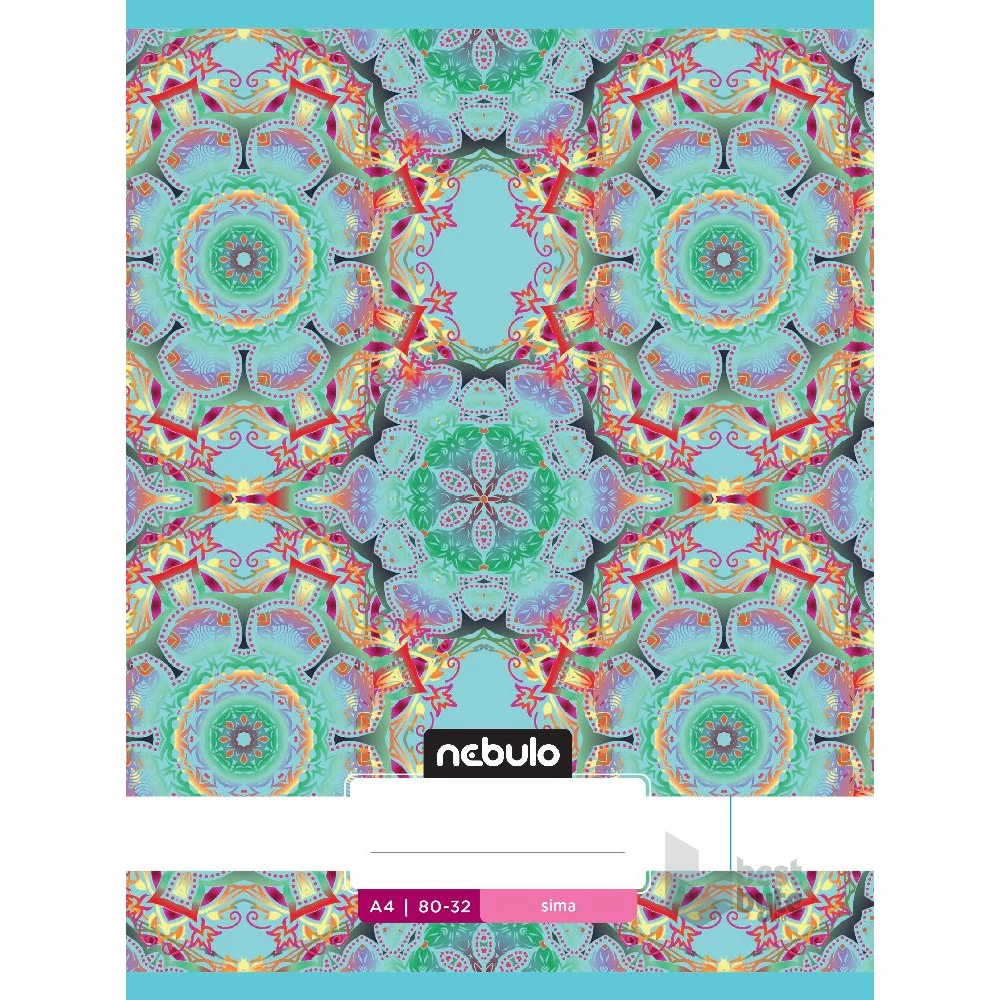 Nebulo L-Design A4 80-32 tűzött sima füzet