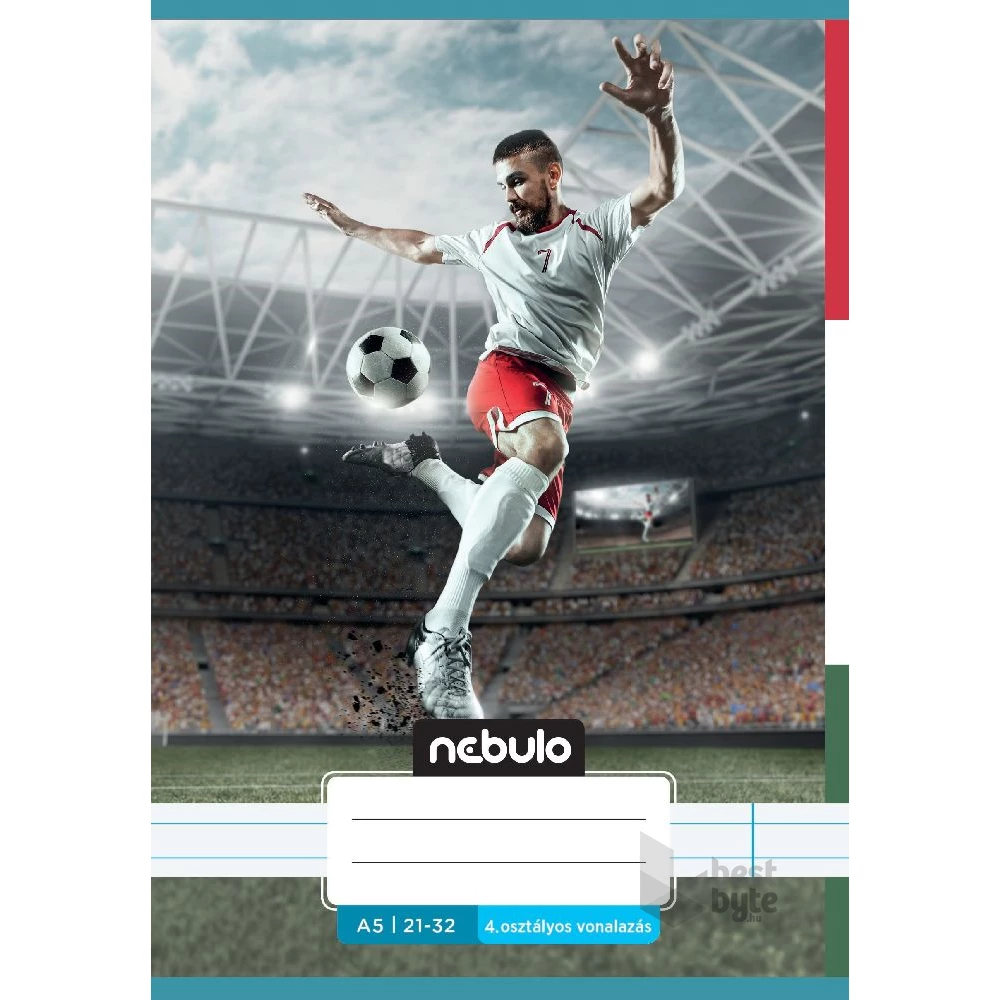 Nebulo Vagány minták I.  A5 4. osztályos 21-32 tűzött vonalas füzet
