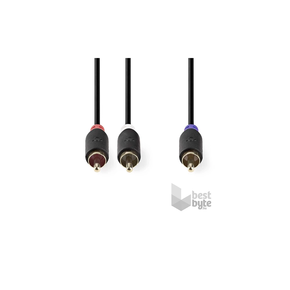 Nedis CABW24000AT30 3m RCA dugó - 2x RCA dugó mélynyomó kábel