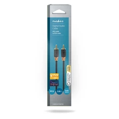 Nedis CABW24170AT20 2m 2 x aranyozott RCA digitális koax kábel