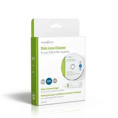 Nedis CLDK110TP CD/DVD/Blu-ray tisztító készlet tisztító folyadékkal