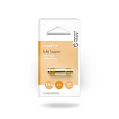 Nedis CSGB02940GD réz, aranyozott, SMA toldó adapter 2db/csomag