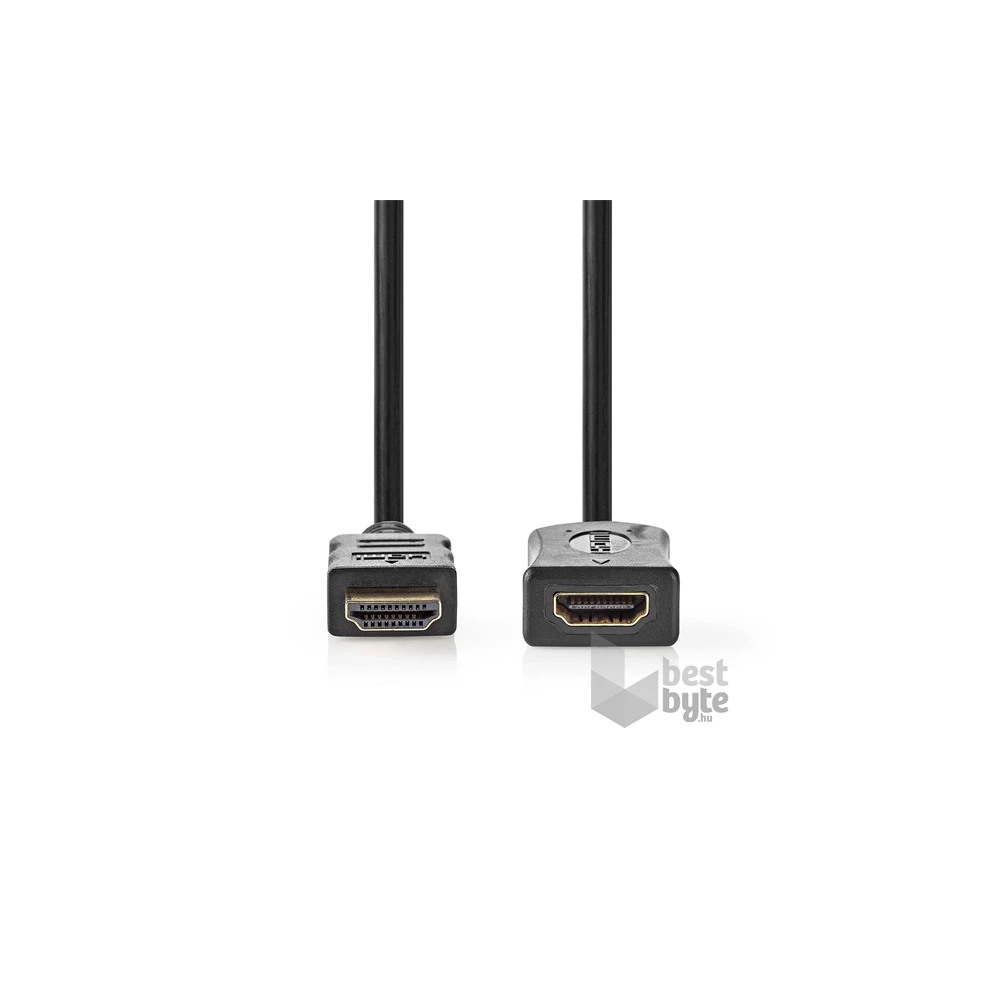 Nedis CVGL34096BK10 1m HDMI apa - anya 4K@60Hz/ARC/10,2 Gbps ultra HD HDMI hosszabbító kábel