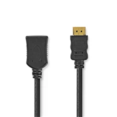 Nedis CVGL34096BK10 1m HDMI apa - anya 4K@60Hz/ARC/10,2 Gbps ultra HD HDMI hosszabbító kábel