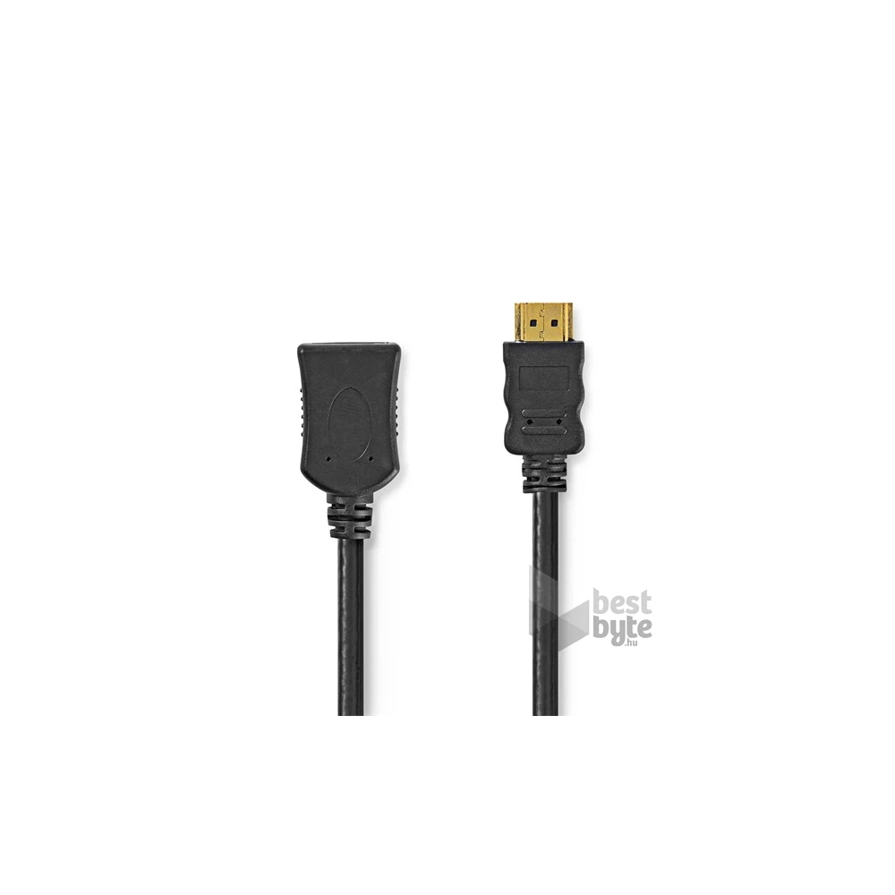 Nedis CVGL34096BK10 1m HDMI apa - anya 4K@60Hz/ARC/10,2 Gbps ultra HD HDMI hosszabbító kábel