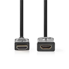 Nedis CVGL34096BK50 5m HDMI dugó - aljzat 4K 60Hz ultra HD HDMI hosszabbító kábel Nedis CVGL34096BK50 5m HDMI dugó - aljzat 4K 60Hz ultra HD HDMI hosszabbító kábel