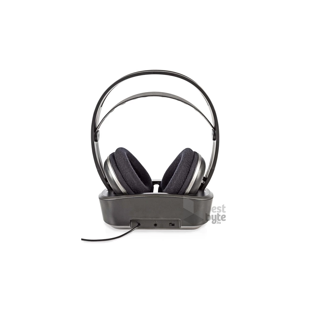 Nedis HPRF210BK rádiófrekvenciás vezeték nélküli RF fejhallgató