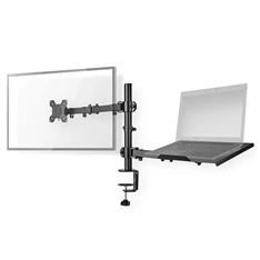 Nedis MMSISNB110BK 15"-32" asztali monitor tartó konzol és laptop állvány Nedis MMSISNB110BK 15"-32" asztali monitor tartó konzol és laptop állvány