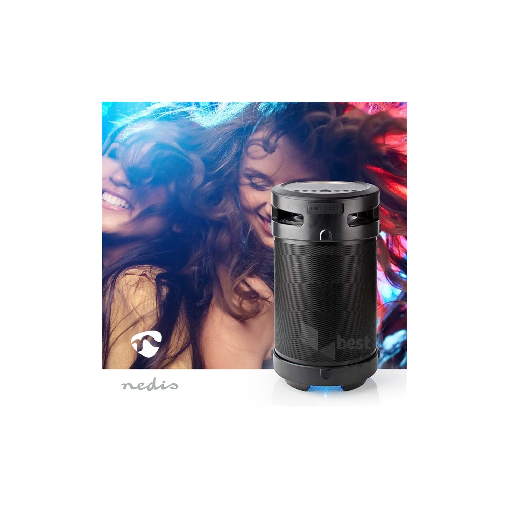 Nedis SPBB350BK akkumulátoros party boombox