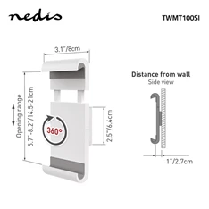 Nedis TWMT100SI 7"-12" fix fali tablet tartó konzol