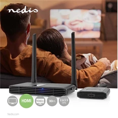 Nedis VTRA3460GY vezeték nélkűli HDMI transmitter/jeltovábbító