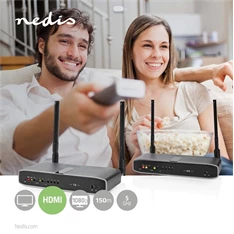Nedis VTRA3470AT 100m max. hatótáv vezeték nélküli HDMI transmitter/jeltovábbító