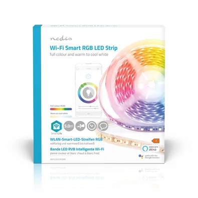Nedis WIFILS50CRGBW SmartLife 5m IP65 2700-6500K 960lm LED szalag