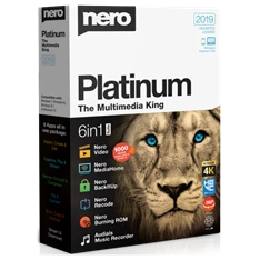 Nero 2019 Platinum 4K Multimedia Suite HUN ML dobozos szoftver