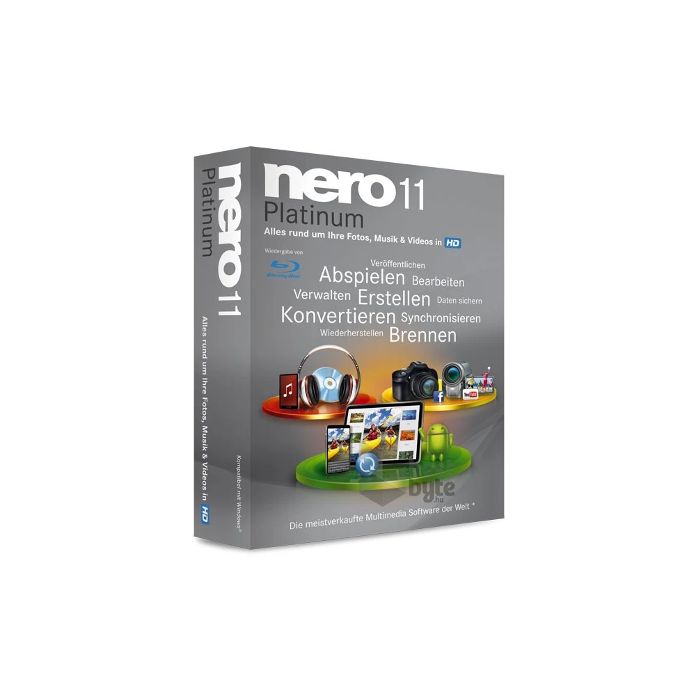 Nero 11 Platinum ENG/HUN dobozos szoftver