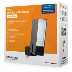 Netatmo Smart Outdoor Camera szirénával kültéri HD IP kamera