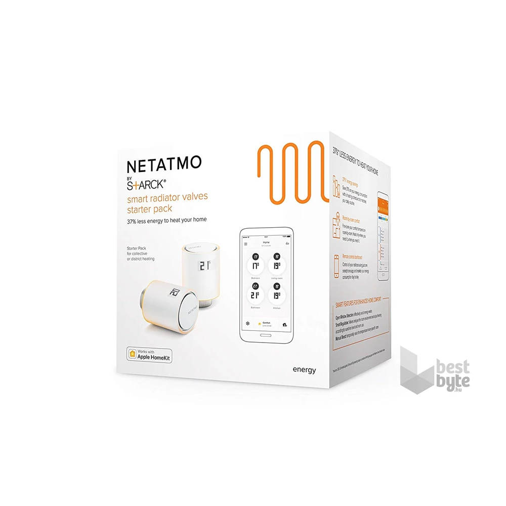 Netatmo Thermostatic Valves Set intelligens radiátor szelep szett