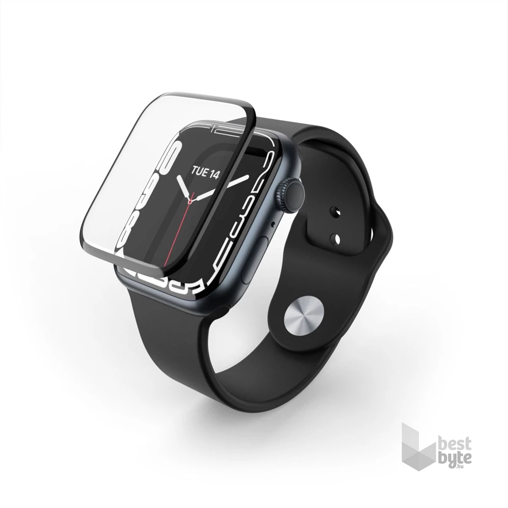 NextOne AW-41-3D-CLR Apple Watch 41mm 3D kijelzővédő üvegfólia