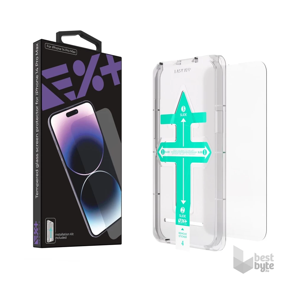 NextOne IPH-14PROMAX-TMP iPhone 14 Pro Max kijezővédő üvegfólia