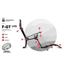 Next Level Racing F-GT LITE szimulátor játékülés