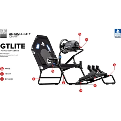 Next Level Racing GT-LITE Playstation Edition szimulátor játékülés
