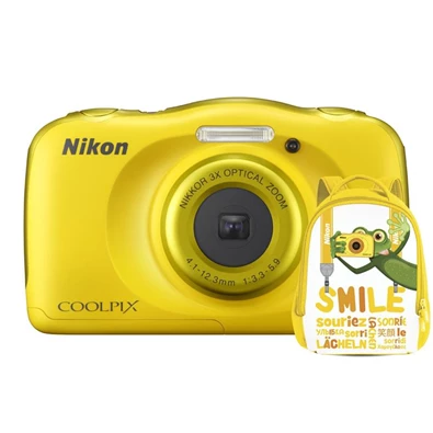 Nikon Coolpix W100 Sárga digitális fényképezőgép hátizsák kit