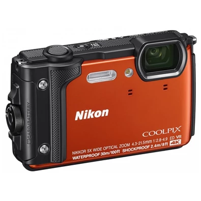 Nikon Coolpix W300 narancssárga holiday kit digitális fényképezőgép