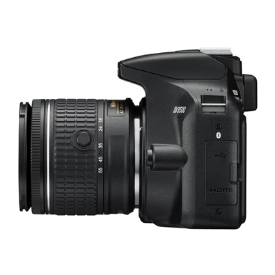 Nikon D3500 + AF-P 18–55VR + táska + 16GB kártya fekete digitális tükörreflexes fényképezőgép kit