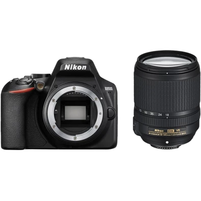 Nikon D3500 + AF-S 18-140 VR kit fekete digitális tükörreflexes fényképezőgép