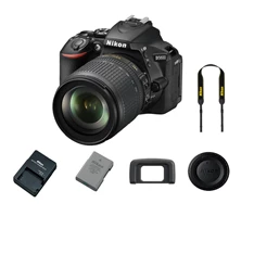 Nikon D5600 + AF-S 18-105 VR kit fekete digitális tükörreflexes fényképezőgép