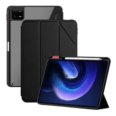 Nillkin GP-146548 Xiaomi Pad 6 fekete bőr hatású tablet tok