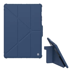 Nillkin GP-150246 Galaxy Tab S9 Plus LTE (SM-X816) / WIFI (SM-X810) sötétkék műanyag oldalra nyíló tok