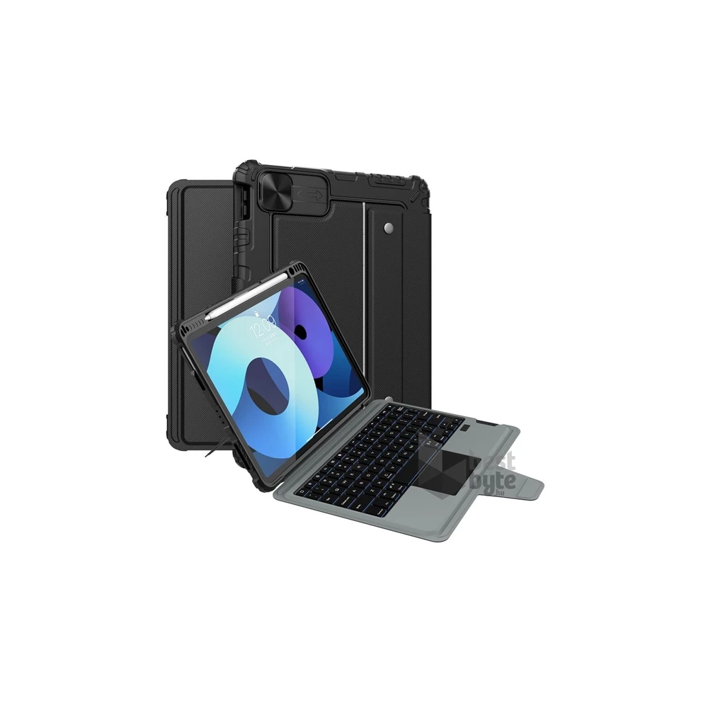 Nillkin GP-151175 iPad Air 11 (2024) / iPad Pro 11 (2022) / iPad Pro 11 (2021) fekete billentyűzetes tok