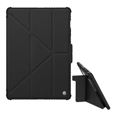 Nillkin GP-156842 Galaxy Tab S9 FE Plus WIFI (SM-X610) / LTE (SM-X616) fekete műanyag oldalra nyíló tok