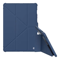 Nillkin GP-156843 Galaxy Tab S9 FE Plus LTE (SM-X616) / WIFI (SM-X610) sötétkék műanyag oldalra nyíló tok