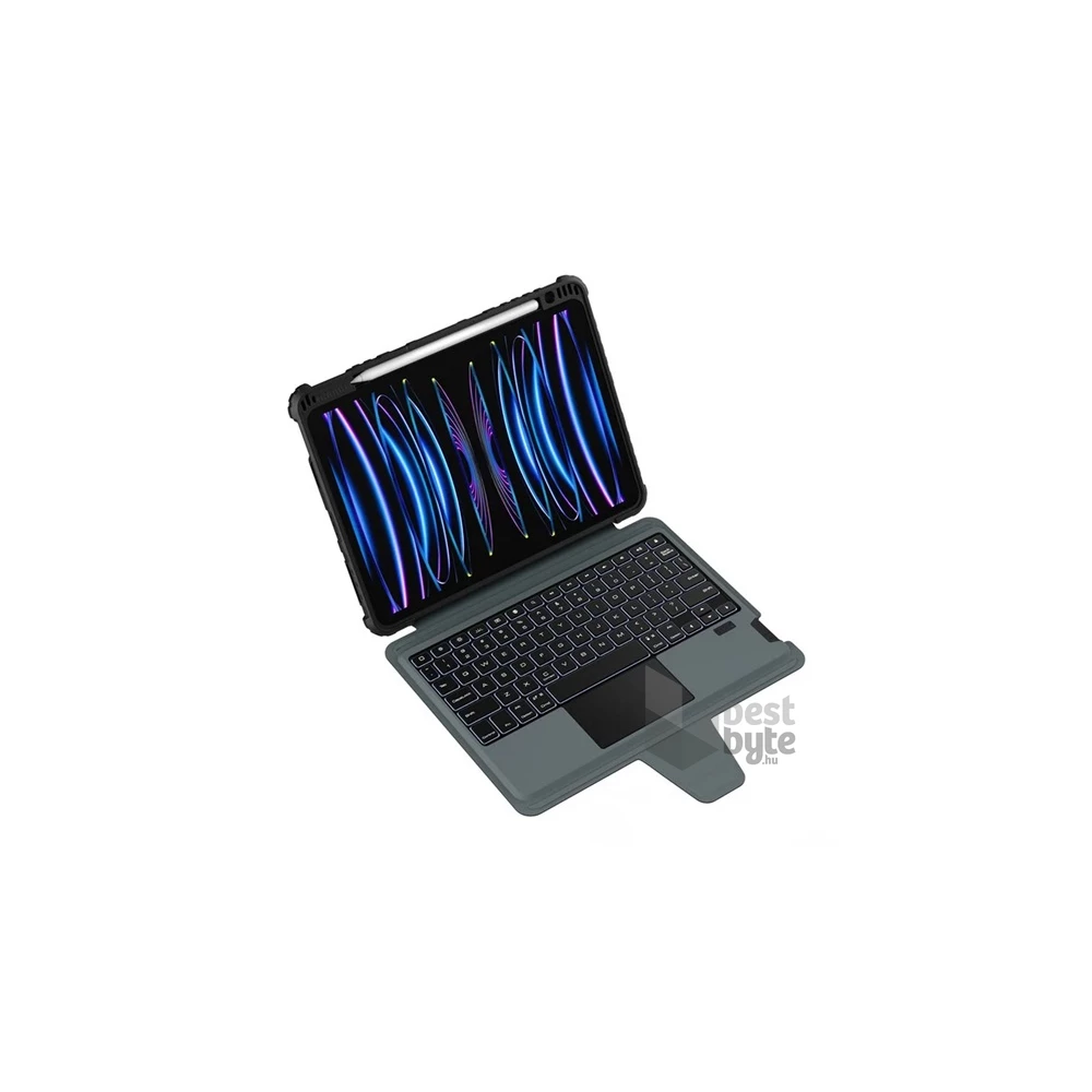 Nillkin GP-158380 iPad Pro 11 (2022) / iPad Pro 11 (2020) / iPad Air 2020 (Air 4) fekete billentyűzetes tok