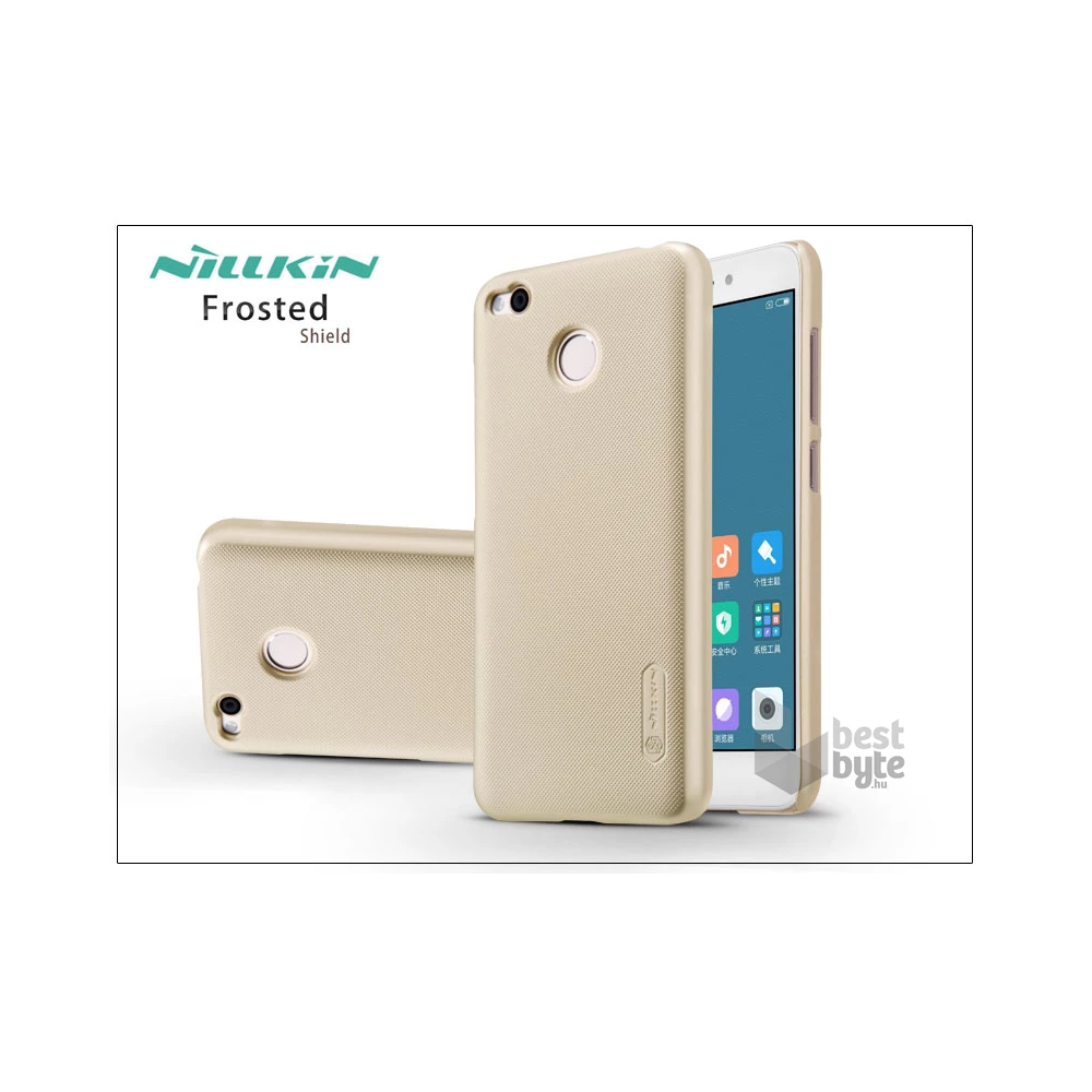 Nillkin NL138940 FR Xiaomi Redmi 4X arany hátlap képernyővédő fóliával