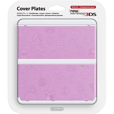 Nintendo New 3DS rózsaszín műanyag elő és hátlap