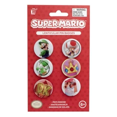 Nintendo Super Mario fém kitűző csomag