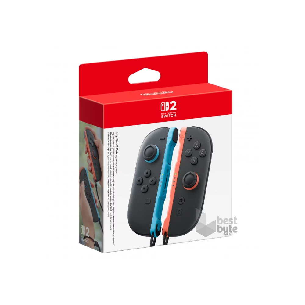 Nintendo Switch 2 N2P101 Joy-Con 2 vezeték nélküli világos kék-piros kontroller pár